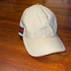 Beige Gucci Baseball Cap XL